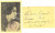 Autografo originale 1915 ca FORLI  TEATRO Compagnia Edoardo CRISTOFARI  Cartolina con AUTOGRAFO FG 1