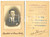 1919 ROMA CORRIERE DEL CINEMA E DEL TEATRO Tessera con foto Annibale D'Annibale