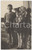 1925 ca COSTUME Ritratto di due fratellini con la bambola - Fotocartolina 8x13