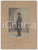 1890 ca VERCELLI Ritratto maschile di profilo *Fotografia P. BOERI 17x22 cm