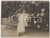 1910 ca CASTELLI ROMANI Donna sulla panchina - Ritratto *Foto 11x8 cm