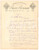 1894 SPINETTA MARENGO/ALESSANDRIA - Giovanni GUERCI Turaccioli - Lettera (2) Lettera commerciale d'epoca manoscritta, su carta intestata.PAGINE: 1 POOR/danneggiato piegature d'epoca; bruniture e strappi marginali; lievi fioriture Formato: 22x29 cm originale e autentica 1