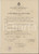 1920 GINOSA (TA) Conferma Francesco D'ALCONZO vice conciliatore del Comune Documento originale d'epoca, a stampa, su carta intestata, emanato dalla Corte di Appello di Trani.PAGINE: 1 FAIR/discreto piegature d'epoca e fioriture Formato: 21x31 cm originale e autentica 1