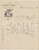 1882 REIMS (F) L. PROTIN & F. MICHEL - Tissus - Enoi laine cardÃ©e *Lettre entÃªte Lettera commerciale d'epoca, manoscritta, su carta intestata.Reims - 10, rue des Filles DieuCONDIZIONI: F (piegature d'epoca).PAGINE: 1    originale e autentica 1