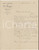 1898 MARSEILLE - D. FOUQUE LiÃ¨ges et bouchons - Lettre papier Ã  en-tÃªte Lettera commerciale d'epoca, manoscritta, su carta intestata.PAGINE: 1 POOR/danneggiato piegature d'epoca e piccoli strappi; ingiallimenti lungo le piegature  originale e autentica 1