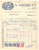 Documento originale, autentico 1942 TORINO Via Baltimora 19  Giuseppe GONTERO & C. Fabbrica Segmenti  Fattura 1