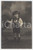 1920 ca COSTUME ITALIA Bambina con fiocco e salopette - Foto anonima 9x14 cm  Fotografia originale d'epoca, in formato cartolina postale. GOOD/buono minima sbrecciatura al lato inferiore Formato: 9x14 cm originale e autentica 1