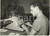 1958 PALERMO - Vincenzo LANNINO prova a battere record alla macchina da scrivere