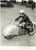 1954 CIRCUITO OSPEDALETTI Ken KAVANAGH prova nuova MOTO GUZZI 500 cc carenata  Fotografia d'epoca con didascalia al verso.  CONDIZIONI: FAIR (evidente ondulatura al margine destro) FORMATO: 13x18 cm     originale e autentica 1