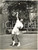 1960 ca TENNIS - Kurt NIELSEN durante una partita *Fotografia VINTAGE 18x24 cm