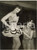 1953 LONDON Windmill Theatre - Doreen LORD signs Judy BRUCE's ballet dress 