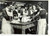 1955 ca AREA MILANESE Scuola superiore di agraria - Ragazze curano conigli *Foto