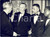 1959 PARIS Hôtel Matignon - Louis JOXE Konrad ADENAUER Robert BURON Photo