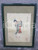 1075 CINA VINTAGE Suonatore di flauto - quadro 38,5 x 53,5 cm