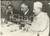1960 IL CAIRO Re MOHAMMED V a tavola con il presidente NASSER e un'antica spada