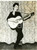 1958 LONDON - BBC tv show "Six-Five Special" - Kerry MARTIN holding her guitar