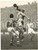 1953 FOOTBALL CHARLTON ATHLETIC-MANCHESTER CITY Dave EWING leaping for the ball
