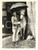 1954 RICHMOND HORSE SHOW - Susan SLATER HUNT with GREY NIGHT under the umbrella