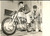 1956 MOTOCICLISMO BOLOGNA Tarquinio PROVINI con la nuova MONDIAL 250 cc *Foto