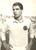 1960 ca ROMA CALCIO Ritratto dell'attaccante Alberto ORLANDO Foto 13x18 cm