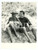 Fotografia d epoca originale 1958 SAN FRUTTUOSO Ugo TOGNAZZI e Caprice CHANTAL su uno scoglio  Foto RARA 1
