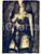 1950 ca EROTICA VINTAGE Ritratto di donna in lingerie - Tempera su carta 19x25  Tempera su carta, con studio di nudo a matita al verso.CONDIZIONI: POOR (piegature al lato destro con piccolo strappo)FORMATO: 19x25 cm    originale e autentica 1