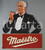 1950 ca BELGIUM - MAESTRO Cigars - Cardboard standing advertising 36x43 cm Pannello pubblicitario d'epoca, realizzato in forma di sagoma, per l'esposizione in verticale. FAIR/discreto sbrecciatura angolare Formato: 36x43 cm originale e autentica 1
