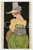 1927 ITALIA Donna di profilo con cappello - Cartolina originale illustrata  Cartolina postale d'epoca, con pregevole illustrazione, viaggiata.CONDIZIONI: GFORMATO: FP    originale e autentica 1
