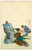 1910 ca CUSTOMS JAPAN Traditional samurai dressing *Illustrated postcard  Cartolina postale d'epoca, non viaggiata.CONDIZIONI: GFORMATO: FP    originale e autentica 1