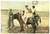 1950 ca FRANCE - HUMOUR Fat woman playing with a balloon on a donkey - Postcard  Cartolina postale d'epoca, non viaggiata.CONDIZIONI: FAIRFORMATO: FP    originale e autentica 1