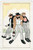 1926 Artista CALAMIDA Tre uomini ubriachi - Cartolina ILLUSTRATA FP VG  Cartolina postale d'epoca, viaggiata. FAIR/discreto Lievi smussature agli angoli Formato: FP originale e autentica 1