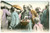 1910 ca SHANGHAI (CHINA) Chinese buying food at market - Chromo postcard Cartolina postale d'epoca, non viaggiata.CONDIZIONI: GFORMATO: FP    originale e autentica 1