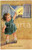 1923 CHILDREN Je n'aime pas les curieux - Child and moon - Vintage postcard  Cartolina postale d'epoca, scritta ma non viaggiata.CONDIZIONI: GFORMATO: FP    originale e autentica 1