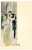 1900 ca FRANCE Artist Georges CONRAD - Au bal - ILLUSTRATED postcard Cartolina postale d'epoca, illustrata, non viaggiata.CONDIZIONI: GFORMATO: FP    originale e autentica 1