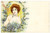 1900 ART NOUVEAU Artist Jack ABEILLÉ - Femme - La myosotis - Carte postale CPA  Cartolina postale d'epoca, viaggiata.CONDIZIONI: GFORMATO: FP    originale e autentica 1