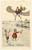 1913 BONNE ANNÉE -  Santa Claus on a plane launch toys to children - Postcard  Cartolina postale d'epoca, viaggiata.CONDIZIONI: G (smussature angolari)FORMATO: FP    originale e autentica 1