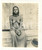 1910 ca Anglo-Egyptian SUDAN - SHILLUK girl - ETHNIC NUDE - Photo R. TÜRSTIG Fotografia seriale d'epoca.FOTOGRAFO: R. T&uuml;rstig - Omdurman GOOD/buono  Formato: 10x12 cm originale e autentica 1