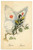 1917 WW1 JAPAN as a butterfly woman - Postcard PROPAGANDA Ed. AUX ALLIES  Cartolina postale d'epoca, di propaganda francese, che rappresentava le nazioni alleate come donne-farfalla.Scritta nel 1917, ma non viaggiata.EDITORE: Aux Alli&eacute;s - Paris GOOD/buono  Formato: 9x14 cm originale e autentica 1
