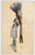 1911 ART NOUVEAU Winter FASHION - Lady with fur scarf (2) Illustrated postcard  Cartolina postale d'epoca, illustrata, viaggiata.CONDIZIONI: F (lievi macchie; minima sbrecciatura angolare)FORMATO: FPEDIZIONE: B.K.W.I. 763-4    originale e autentica 1