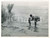 1949 BURUNDI Baignade au bord du Lac TANGANIKA *Foto J. MULDERS 24x18 cm  Fotografia d'epoca, che reca al verso la didascalia originale.FOTOGRAFO: J. Mulders - Congopresse FAIR/discreto lievi piegature angolari Formato: 24x18 cm originale e autentica 1