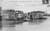 Cartolina originale da collezione 1910 CRUE DE LA SEINE  COURBEVOIE Place du port  Carte postale FP VG 1