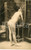 1910 ca VINTAGE EROTIC BOUDOIR Nude woman with a table - Postcard risque  Cartolina postale d'epoca, non viaggiata.CONDIZIONI: G FORMATO: FP    originale e autentica 1