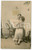 1900 ca Couple of lovers near their cot - French vintage postcard  Cartolina postale d'epoca, non viaggiata.CONDIZIONI: GFORMATO: FP    originale e autentica 1