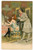 1900 ca VINTAGE EROTIC Couple in a boudoir - Illustrated chromo postcard (1)  Cartolina postale d'epoca, non viaggiata. GOOD/buono  Formato: 9x14 cm originale e autentica 1