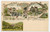 1900 ca BAD LAUTERBERG IM HARZ Hotel zur Krone - Villa Hahn ILLUSTRATED Postcard  Cartolina postale d'epoca, non  viaggiata. FAIR/discreto Lievi smussature agli angoli Formato: FP originale e autentica 1