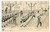 Cartolina originale da collezione 1900 ca BELGIQUE SATIRE Le dÃ©filÃ© de la garde civique  Carte postale ILLUSTRÃ‰E 1