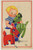 1939 CHILDREN Little girl playing with two plush dogs ILLUSTRATED Postcard FP VG  Cartolina postale d'epoca, viaggiata.  FAIR/discreto Lievi smussature agli angoli Formato: FP originale e autentica 1