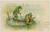 1902 ANIMALS Frogs boating on a lily leaf - Anthropomorphic vintage postcard  Cartolina postale d'epoca, viaggiata.CONDIZIONI: F (piegature angolari)FORMATO: FP    originale e autentica 1