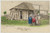 1904 CASTRO (PARANÁ, BRAZIL) Mother and sons at their hut - Chromo postcard Cartolina postale d'epoca, stampata in cromolitografia, viaggiata.CONDIZIONI: GFORMATO: FP    originale e autentica 1