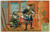1910 ca JAPAN Kusunoki Masatsura writing a Japanese poem at the door - Postcard  Cartolina postale d'epoca, illustrata a colori, viaggiata.Timbro successivo del 1926CONDIZIONI: FAIR (piegatura all'angolo inferiore sinistro)FORMATO: FP    originale e autentica 1